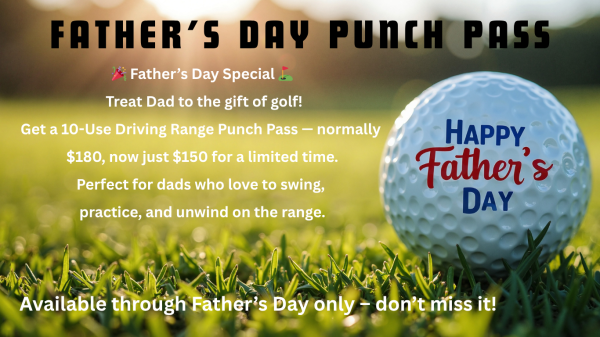 Father's Day Punch Pass - SALE!!